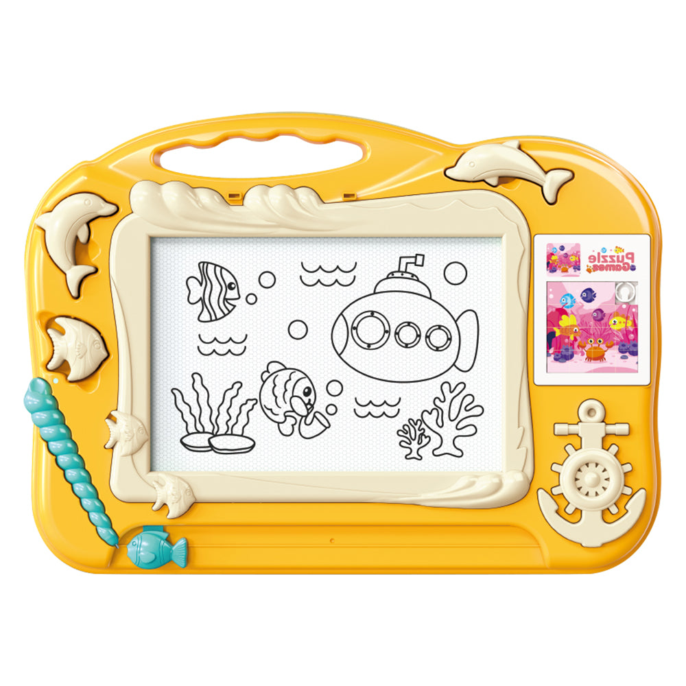 5504 Toddlers Magnetic Writing Doodle Tablet Drawing Board Kids Toy with Puzzle Game 5504 Toddlers Magnetic Writing Doodle Tablet Drawing Board Kids Toy with Puzzle Game